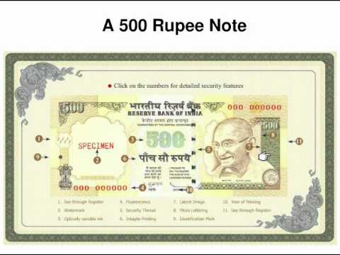 Fake 500 rs Note