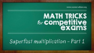 Multiplication Tricks Part-1