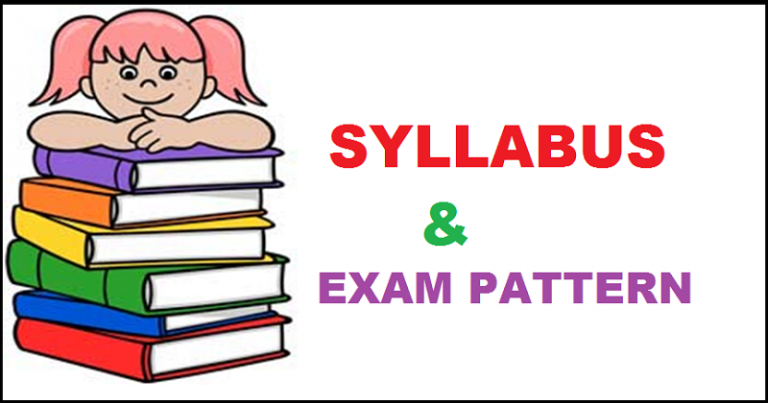 syllabus and exam pattern