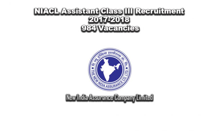 NIACL Assistant Class III