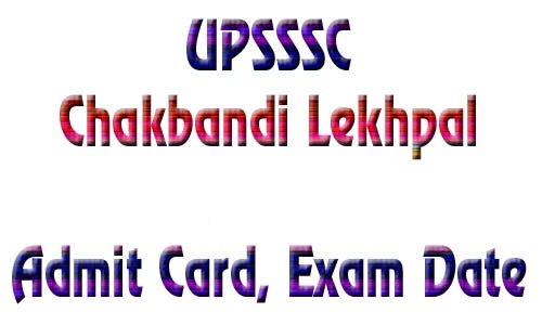 UPSSSC Chakbandi Lekhpal 2017