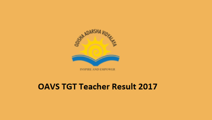 OAVS TGT Teacher Question paper