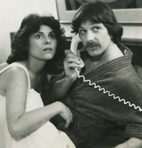 Actor Michael Malone and American actress Adrienne Barbeau