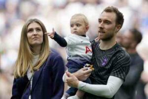 Christian Eriksen's Son And Wife