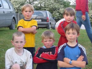 Jack Crowley's Childhood Picture With His Brothers