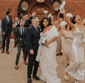 Anna Horford and her husband, Fabian Game spent their wedding week with their families and friends