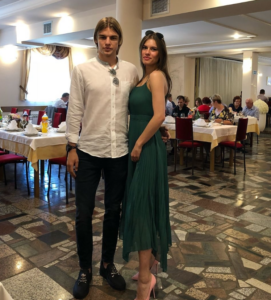 Borna with his sister Signorina