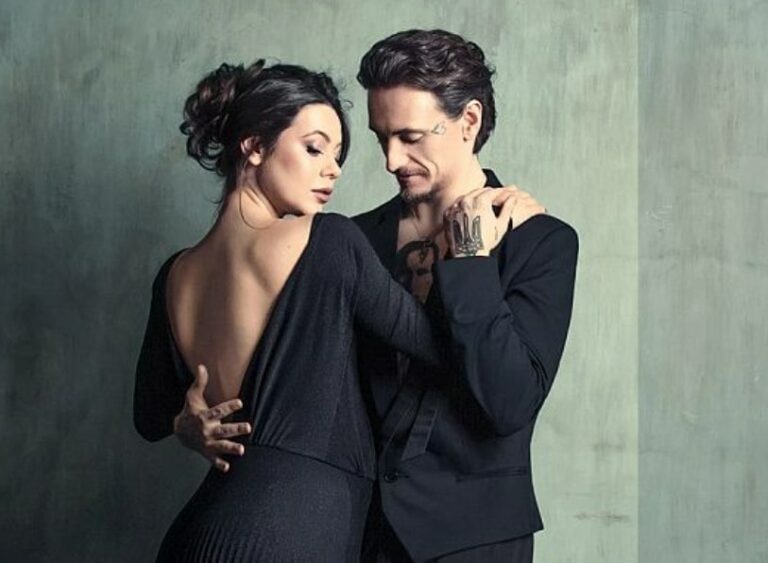 Elena Ilinykh with Boyfriend Sergei Polunin