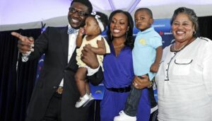 Ladainian Tomlinson Two Kids Daylen And Dayah Lynn