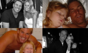 Summer Warne with her father Shane