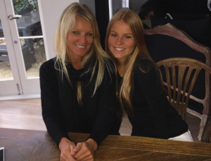 Summer Warne with her mother Simone Callahan