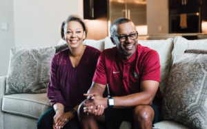 Willie Taggart and his college sweetheart-turned-wife, Taneshia Taggart
