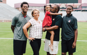 Willie Taggart and his family