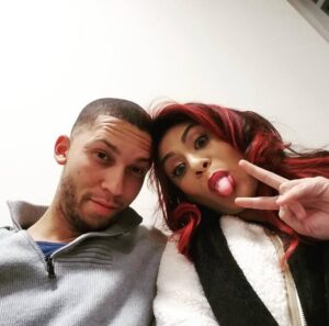 Andrelton Simmons with Wife Gabriella Simmons