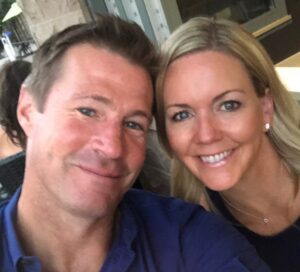 Brian McBride With His Wife