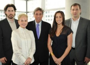 Catherine Reitman with family