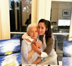 Catherine Reitman with her mother