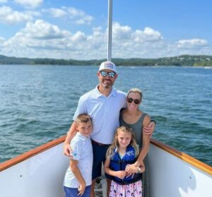 Chad Henne with his family
