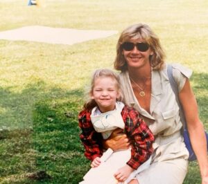Coco Vandeweghe with her mother