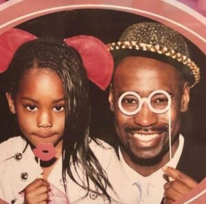 DB Woodside and his daughter