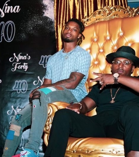 Damar Hamlin with his dad