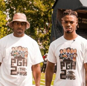 Damar Hamlin with his dad 