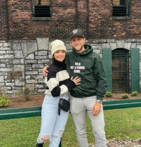 Denis Kudla with Wife Tyler Kudla 