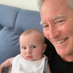 Drake Hogestyn with his grandkid
