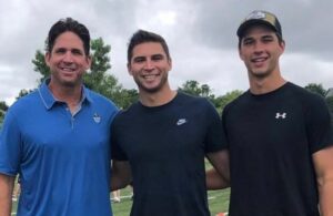 Ed McCaffrey with his sons
