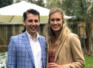 Holly Ferling Partner Josh de Bomford