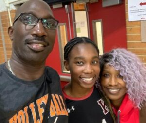Ike Reese with his family