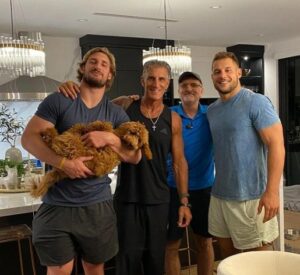 John Bosa with his sons