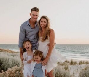 John Peers with his family 