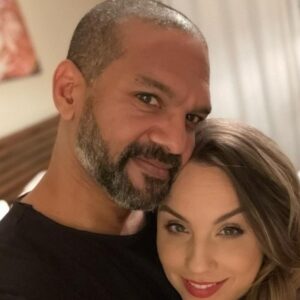 Khary Payton with his partner tracy