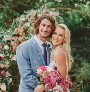 Lloyd Harris with his sister