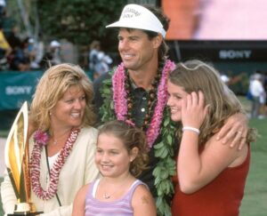 Paul Azinger with his family