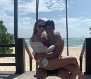 Riley Patterson with his wife