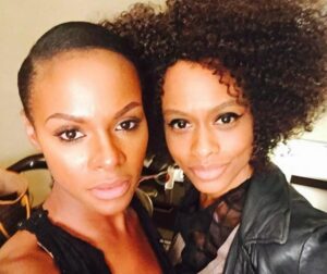Tika Sumpter with her sister