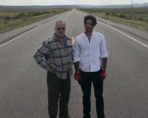 Tyler Posey with his father