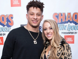 Brittany Matthews and Patrick Mahomes