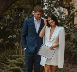 Daniella Monet with his husband 