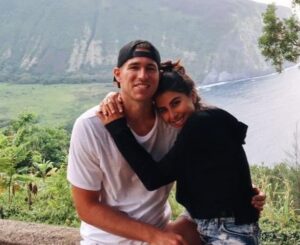 Daniella Monet with his husband