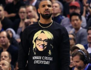 Drake Wearing Doris Burke Tshirt