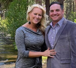 Jay Feely with his wife