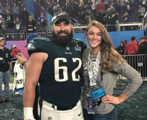 Kylie McDevitt and Jason Kelce