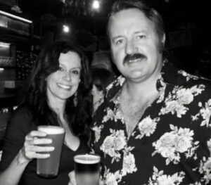 Mike Bubbins with his wife