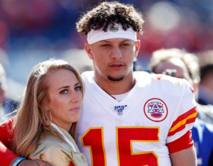 Patrick Mahomes and Brittany Mahomes