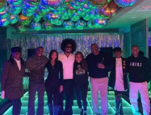 Steve Harvey with family