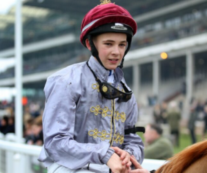 17-year-old apprentice jockey Harry Davies, son of Stephen Davies. 