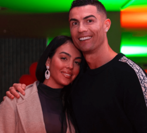 Cristiano Ronaldo With His Girlfriend
